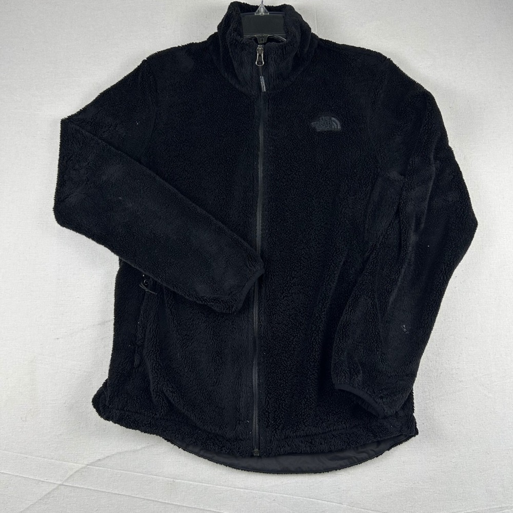 The North Face Osito Fleece Jacket Womens Medium Black Full Zip Soft